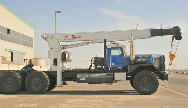 The most popular truck mounted crane on oilfields