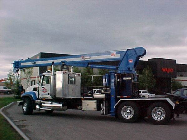 23 to. truck mounted hydraulic crane. RAC-Germany.