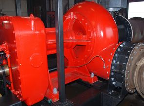 Van Heck water pump model HK 700. Capacity: 5750 m³/hour.