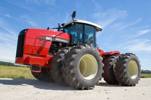 Side view of a Buhler Versatile tractor - 4WD