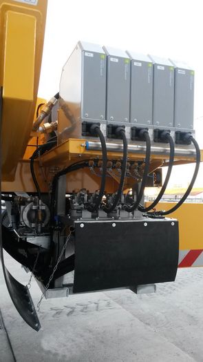 Lube truck with TECALEMIT® hose reels. RAC-Germany®. Made in Germany, Europe.