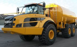 VOLVO fuel tanker and lube truck for off-road application