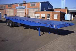 2-axles Oil field bed semi-trailer, 65 ton. RAC-Germany