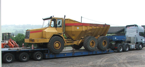 Loading Moxy Dumper for quarry in Africa