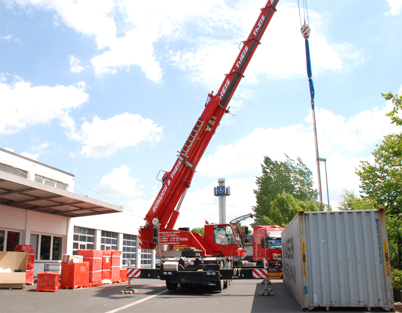 Packing and loading the container