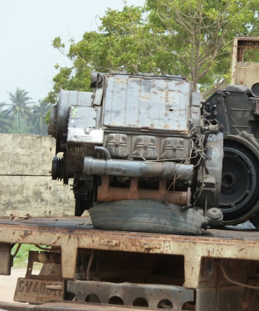 The expandet DEUTZ engines before overhauling