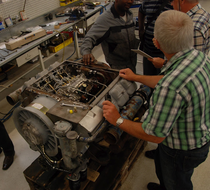 The overhaul in Germany in progress