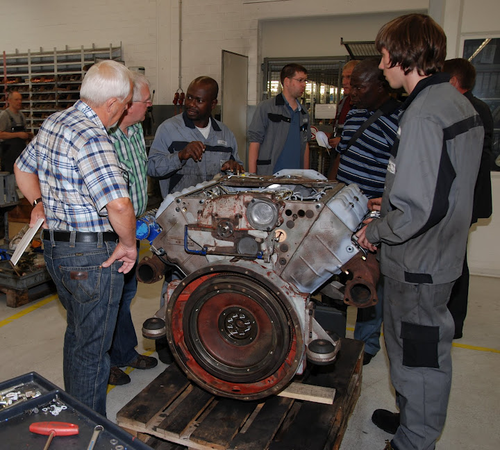 The overhauling job in Germany
