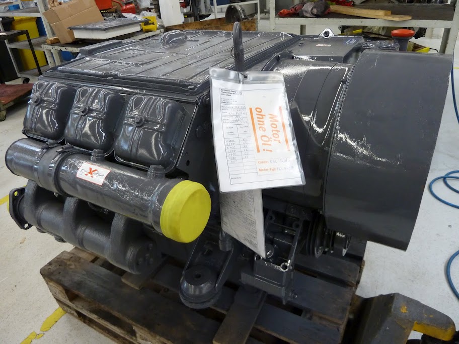 After overhauling the DEUTZ engine is ready for shipment to our costumer